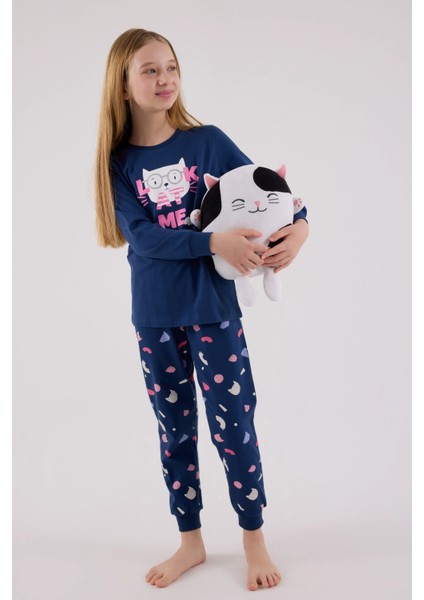 Rolypoly 3696-2 Kız Çocuk Uzun Kol Pijama Takım modelleri