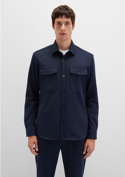 Mavi Black Lacivert Cepli Gömlek 0211729-86415 fırsatları