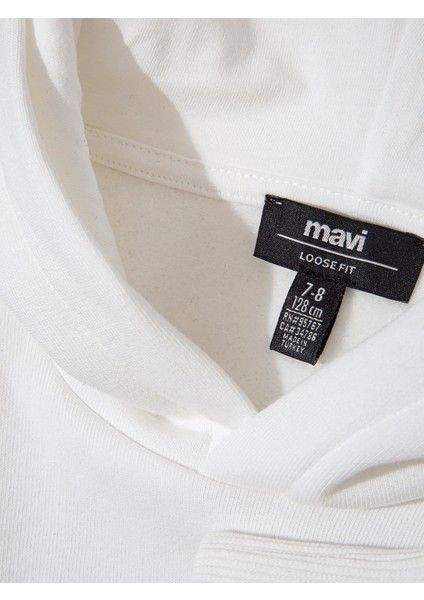 Mavi Jeans Baskılı Ekru Sweatshirt 6S10158-70057 indirimleri