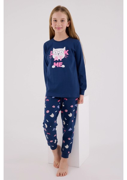 Rolypoly 3696-2 Kız Çocuk Uzun Kol Pijama Takım indirimleri