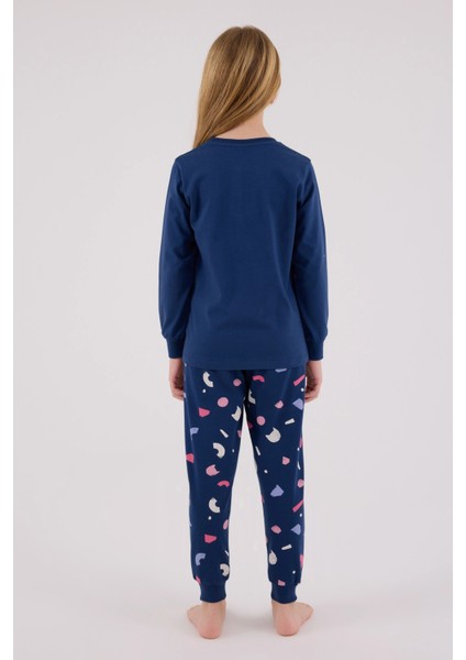 Rolypoly 3696-2 Kız Çocuk Uzun Kol Pijama Takım