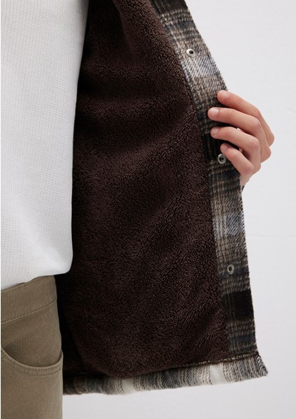 Kareli Kahverengi Ceket 0110745-91228