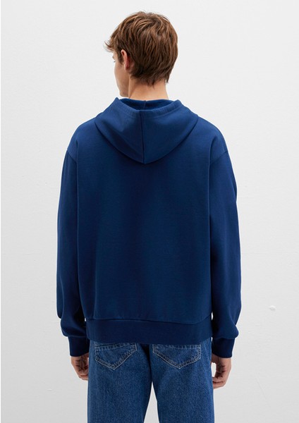 Mavi Baskılı Kapüşonlu Lacivert Sweatshirt 0S10397-89353 fırsatları