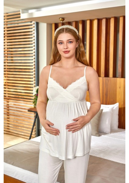 Aqua 24635 Saten Sabahlıklı Lohusa Pijama Takımı fiyatları