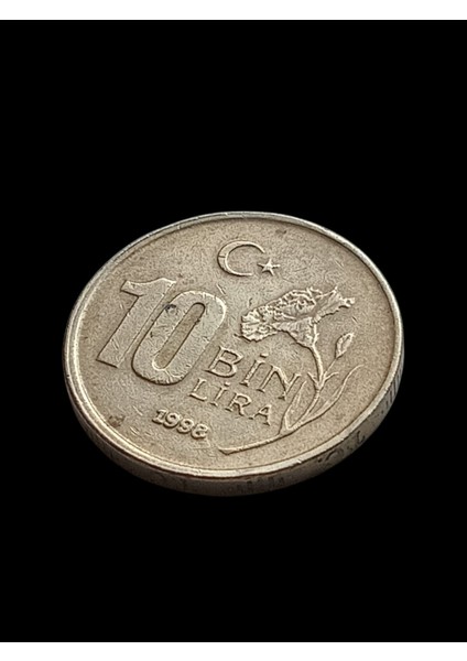 10 Bin 1998 Madeni Koleksiyon Para. Antika Madeni Para.