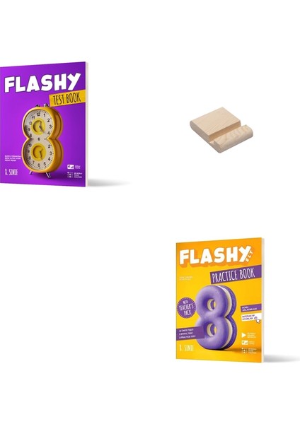 Hız Lgs 8. Sınıf Flashy Test Book ve Practice Book + Telefon Standı