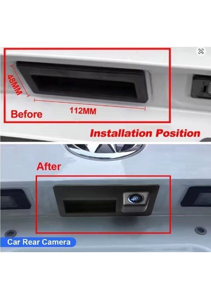 Audi A3 A4 A5 Geri Görüş Kamerası Bagaj Açma Düğmeli modelleri