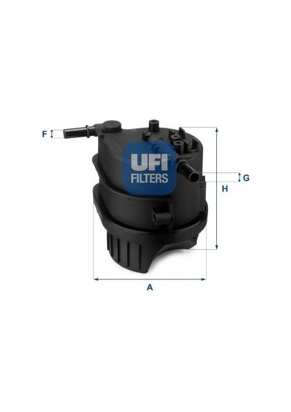 YAKIT FİLTRESİ MÜŞÜRLÜ BIPPER-NEMO-P307-P207-P206-C3-C2 1.4 HDI-FUSION-FIESTA 1.4TDCI 1901 99 1901 68 1901 84 1901 70