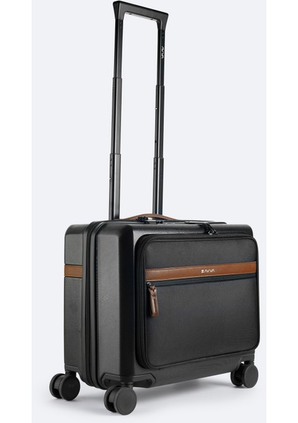 Erkek Siyah Polipropilen Kilitlenebilir Laptop Bölmeli Küçük Boy Bavul B008110 fiyatları