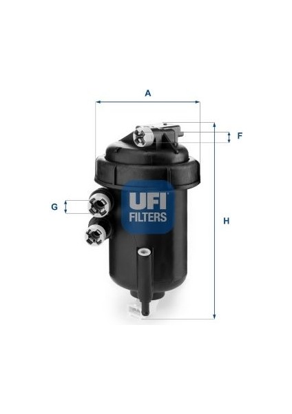 YAKIT FİLTRESİ KUTULU DUCATO-BOXER-JUMPER 2.0-2.8JTD-HDI 2002 OE 1345983080 1901 80