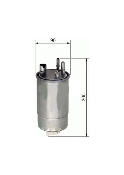 YAKIT FİLTRESİ DOBLO 1.9JTD 2001 - FIORINO 1.3D MTJ 2008 - GRANDE PUNTO 1.3D MTJ 2005 - PUNTO EV 77363804 1542785 1578143