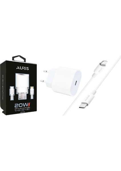 20W iPhone Hızlı Şarj Adaptörü + Type-C To Lightning Kablo Seti