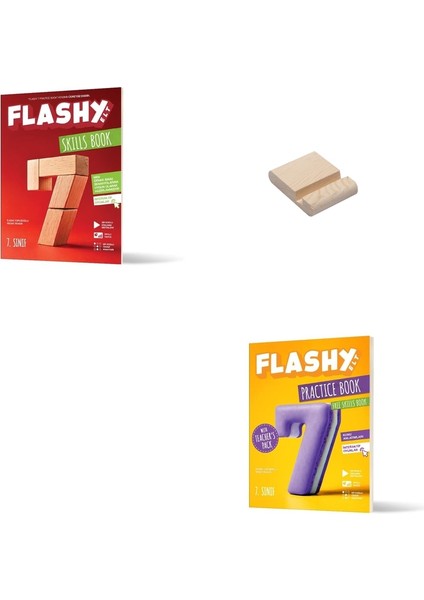 Hız 7. Sınıf Flashy Practice Book ve Skills Book + Telefon Standı