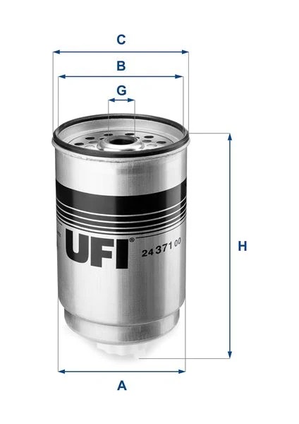 YAKIT FİLTRESİ DİZEL TRANSİT 2.4-2.5 D-TD 844F9176CAB 5020307 6164913