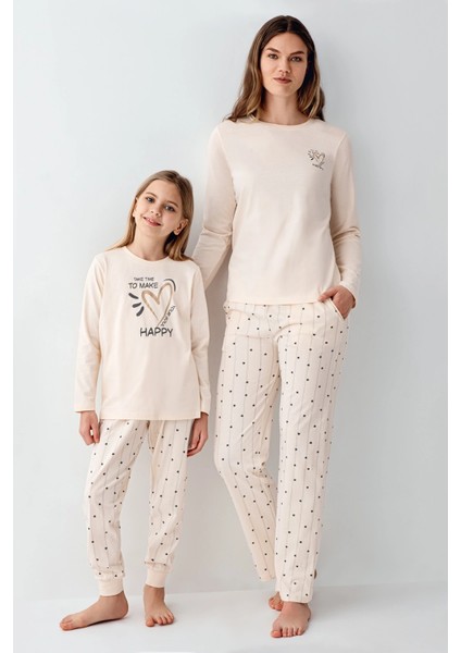 Arnetta 3434-G Kız Çocuk Uzun Kol Pijama Takım