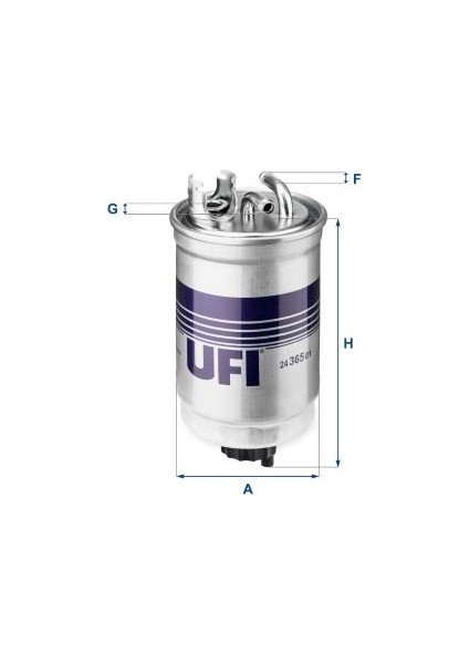 YAKIT FİLTRESİ CADDY-GOLF-JETTA-PASSAT-POLO-TRANSPORTER LT35-VENTO-CORDOBA-IBIZA-TOLEDO OE 1H0127401C 1H0127401G 191127401A