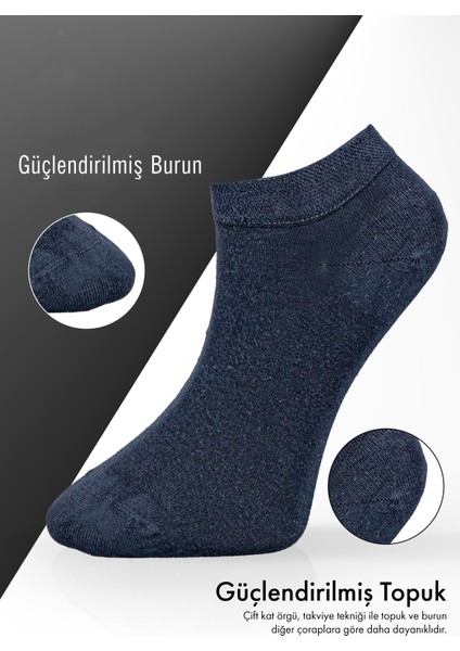 Lacivert Patik Penye Çorap 7 Çift fiyatları
