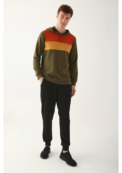 Arnetta AR2785-S Erkek Uzun Kol Kapüşonlu Pijama Takımı