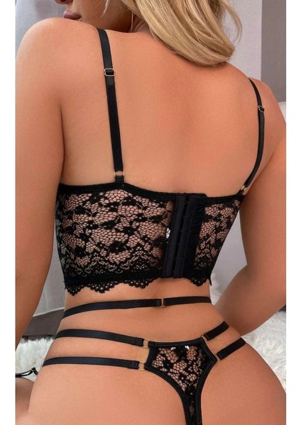 For Dreams 8406 Seksi Siyah Büstiyerli Takım fiyatları