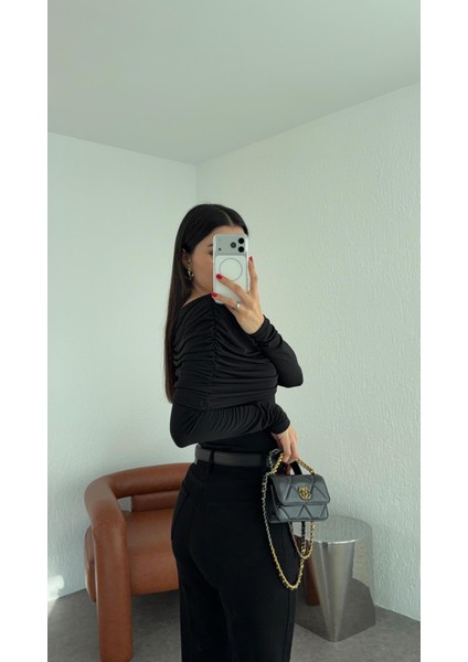 Likralı Siyah Flare Jean fiyatları