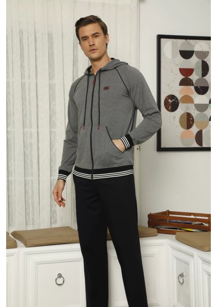 Kocabey 7208 Erkek Kapişonlu Eşofman Takım