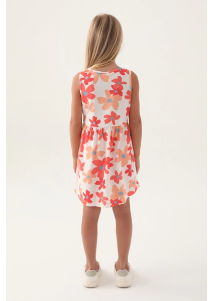 Roly Poly 3393-3 Kız Çocuk Çiçekli Elbise indirimleri