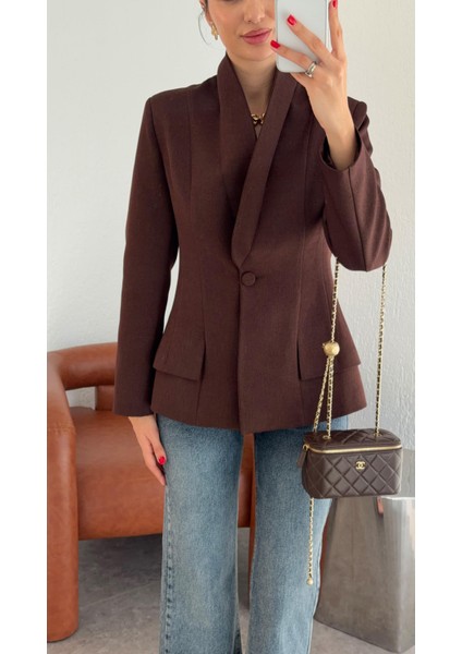 Şal Yaka Kahve Ceket indirimleri