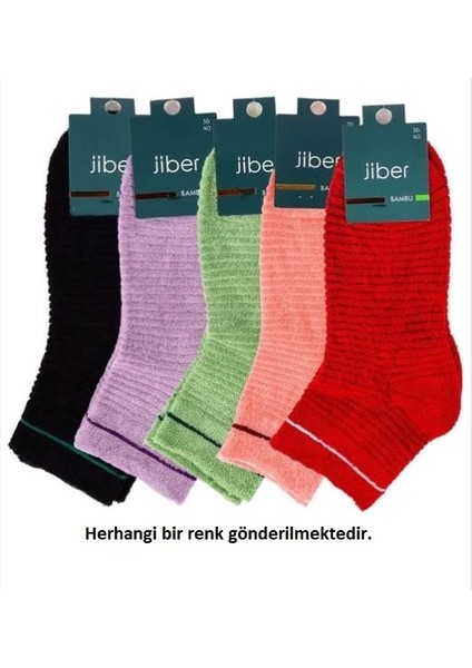 Jiber 6950 Bayan Bambu Ters Havlu Patik