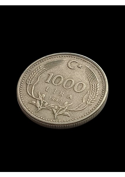 1000 Türk Lira 1990 Madeni Koleksiyon Para. Antika Madeni Para.