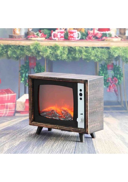 Kamp Karavan Wintage Dekoratif Tv Tasarım Şömine Lamba Dekor indirimleri