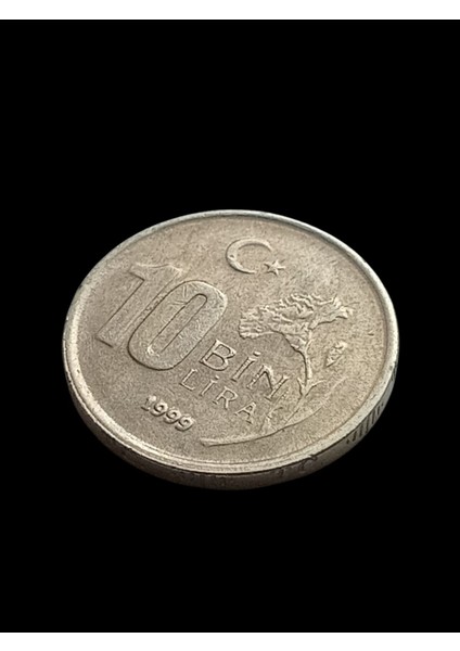 10 Bin 1999 Madeni Koleksiyon Para. Antika Madeni Para.