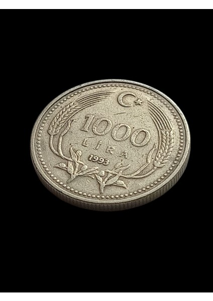 1000 Türk Lira 1993 Madeni Koleksiyon Para. Antika Madeni Para.