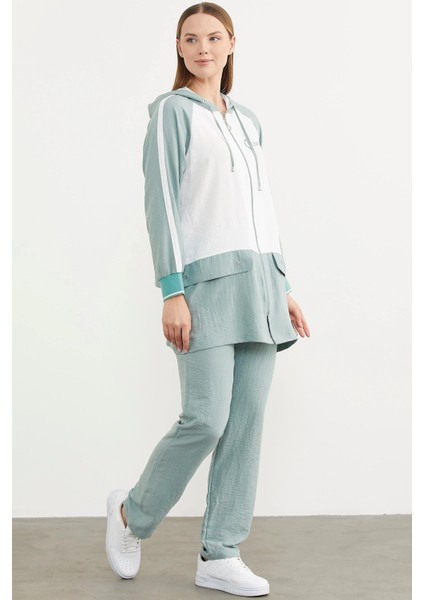 Sementa 76318 Fermuarlı Tunik Krep Takım fiyatları