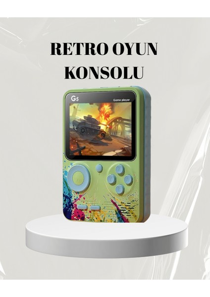 3 Inç Renkli Ekranlı Taşınabilir El Konsolu – G5 Modeli