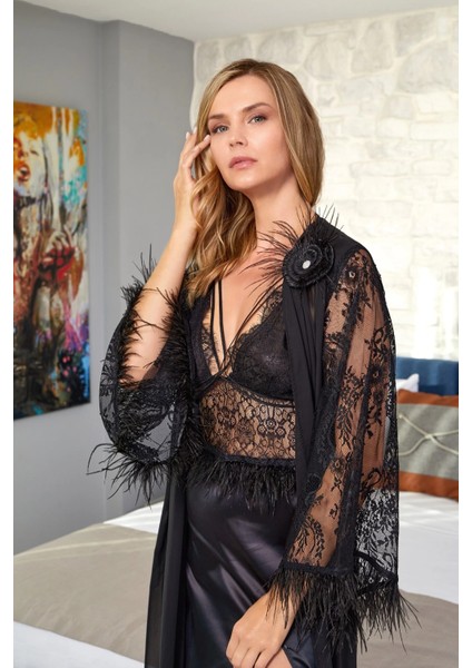 Aqua 24605 Bayan Gecelik Sabahlık Takımı modelleri