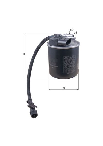 YAKIT FILTRESI MERCEDES OM651 W204 S204 W212 C207 W166 10204 W639 W447 B906 B907 B910 A6510901552