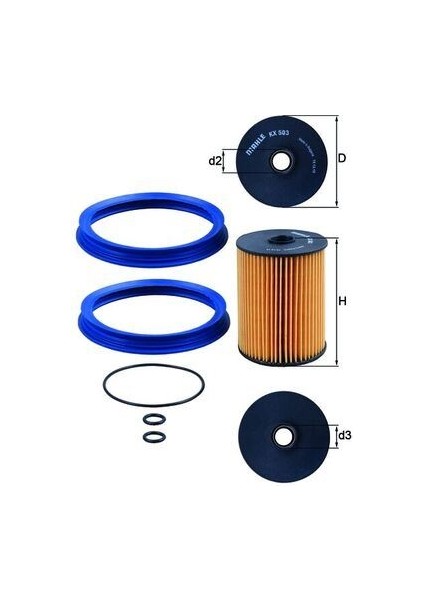 YAKIT FILTRESI MINI N12 N14 N16 N18 R56 R57 R58 R59 11252754870