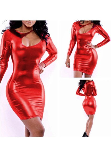 TP101275 Fantazi Parlak Elbise modelleri