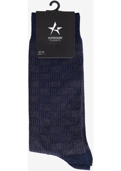 Yumuşak Dokulu Desenli Tekli Çorap