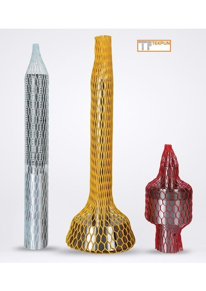 Plastik Koruma Filesi Beyaz 20MM-80MM UZUNLUK:10MT