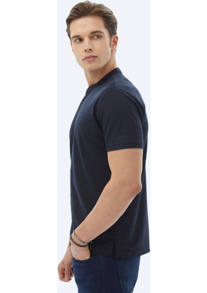 Lacivert Düz Regular Fit Casual Gömlek