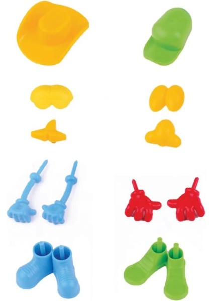 Bfs Nessiworld 03576 Insan Figürü Seti Oyun Hamuru 150 Gr. modelleri