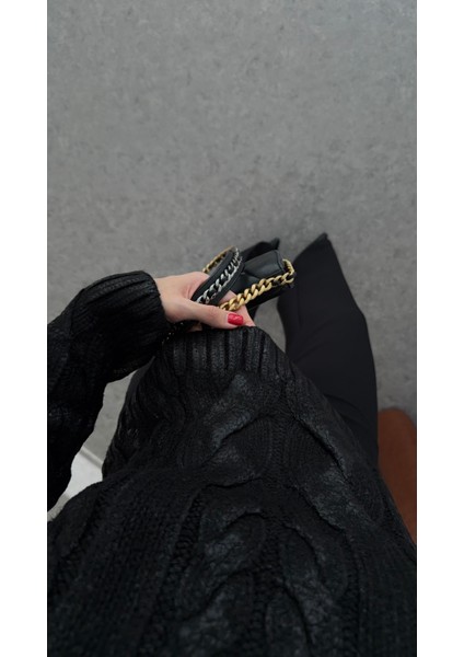 Varaklı Siyah Kazak modelleri