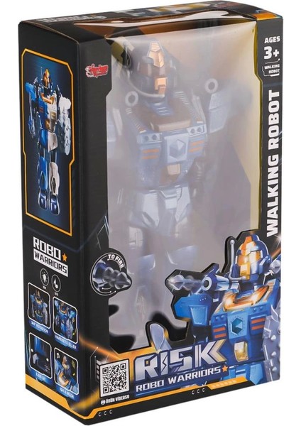 Bfs DF-6051 Işıklı ve Müzikli Roket Atan Robot- Vardem Oyuncak modelleri