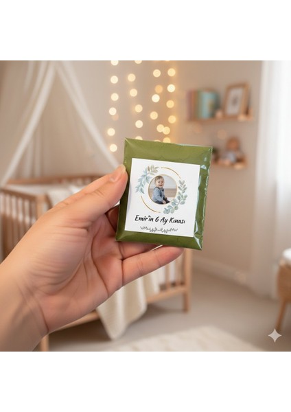 100 Adet Kına Paketi Düğün,nişan,söz,kına Gecisi,asker,6 Ay Kınası,kişiye Özel Fotoğraflı