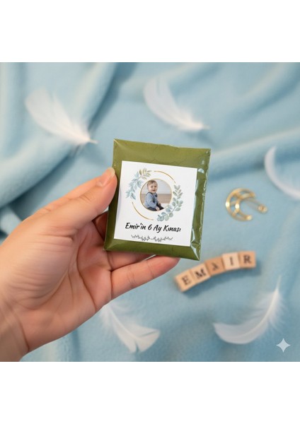 100 Adet Kına Paketi Düğün,nişan,söz,kına Gecisi,asker,6 Ay Kınası,kişiye Özel Fotoğraflı modelleri