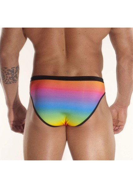 Gökkuşağı Desenli Erkek Çamaşır modelleri