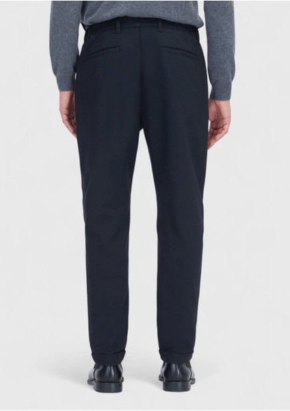 Siyah Düz Dokuma Jogging Fit Casual Pamuk Karışımlı Pantolon indirimleri