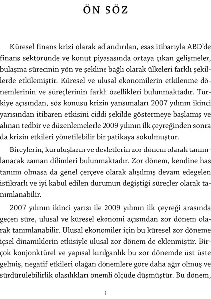 Türkiye'nin Küresel Finans Krizine Tepkisinin Yapısı ve Özellikleri / Bookarion fırsatları