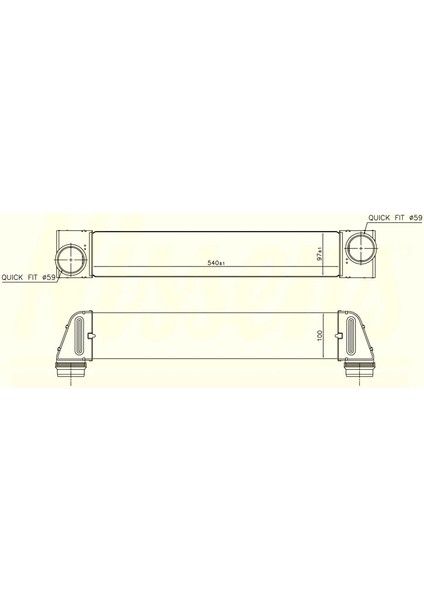 TURBO RADYATORU BMW N52 M57 E60 E61 17517787446